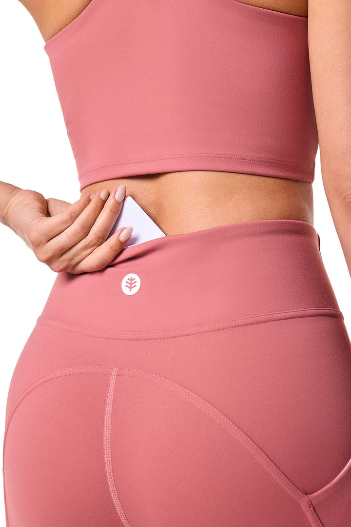 Yoga Leggings | Terracotta Rose position-6