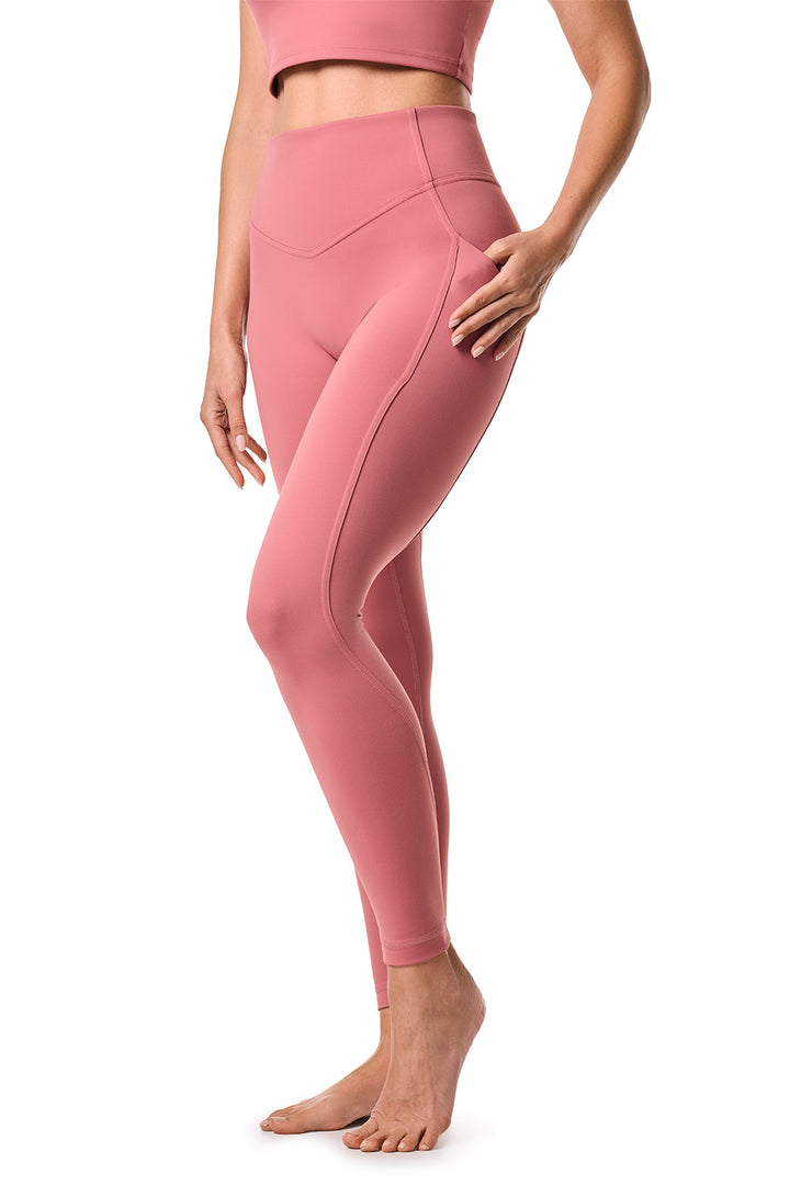 Yoga Leggings | Terracotta Rose position-7