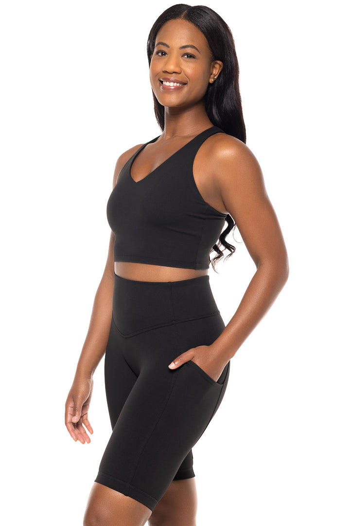 Yoga Sports Bra | Black position-1