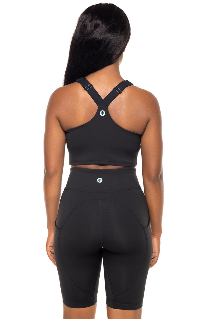 Yoga Sports Bra | Black position-3