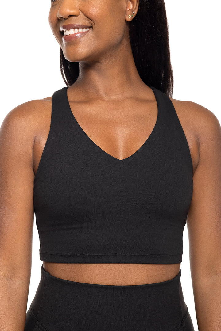 Yoga Sports Bra | Black position-5