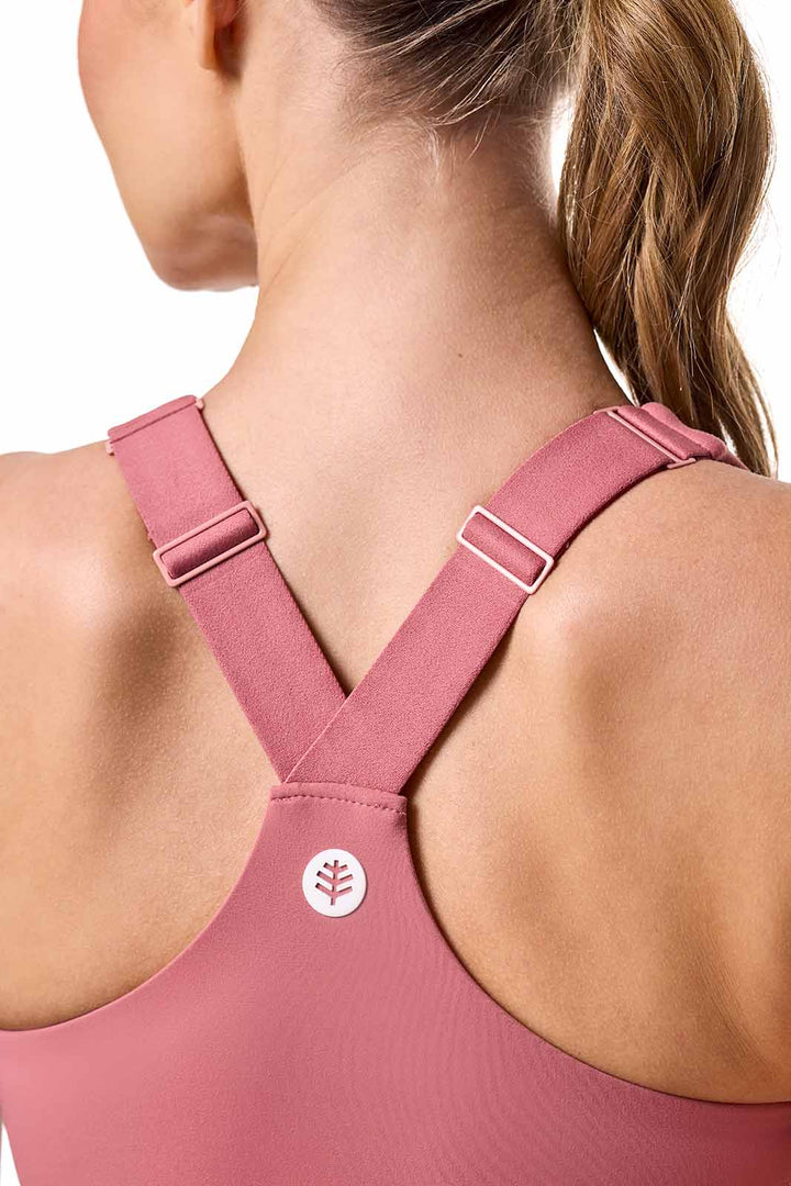Yoga Sports Bra | Terracotta Rose position-6
