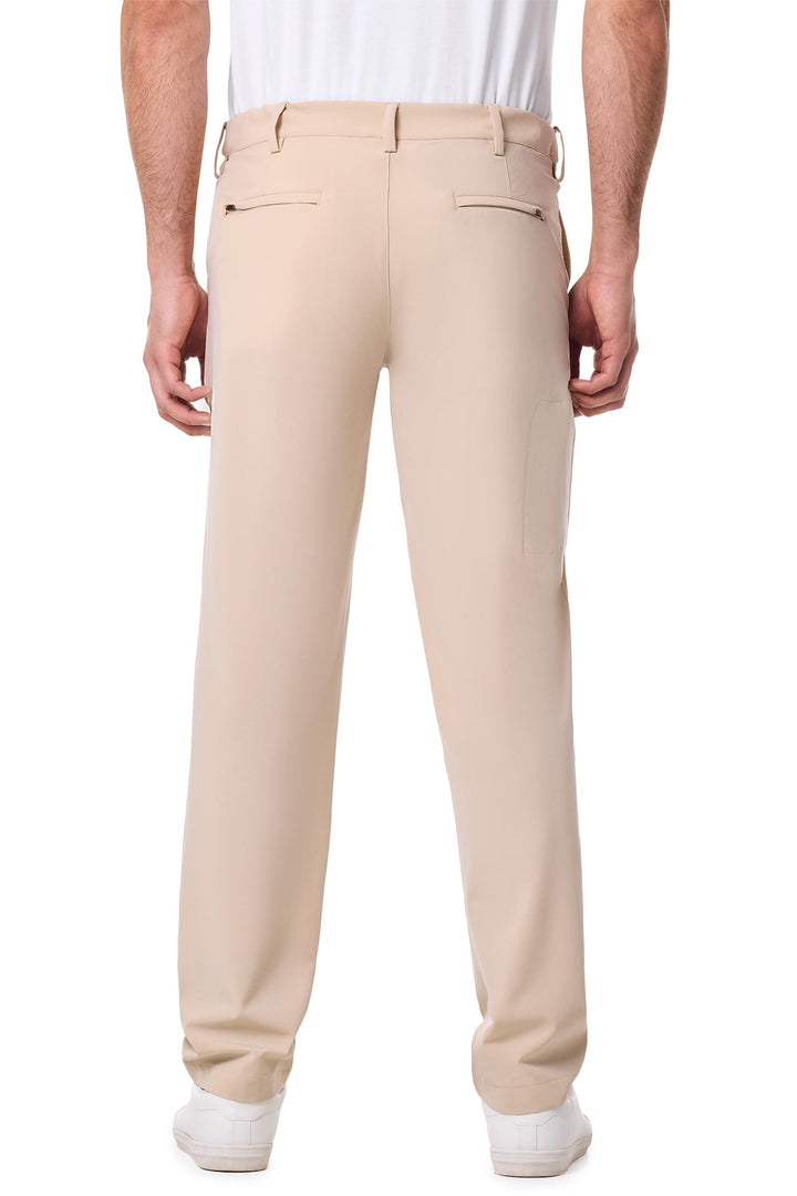 Men's Travel Pants | Pale Khaki position-4