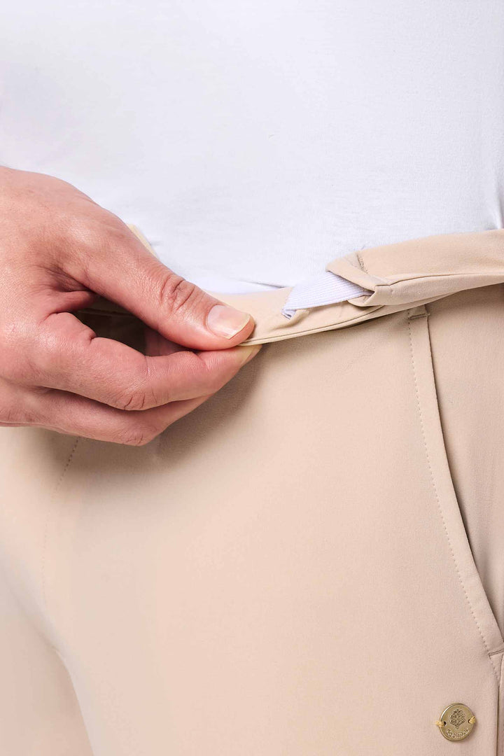 Men's Travel Pants | Pale Khaki position-7
