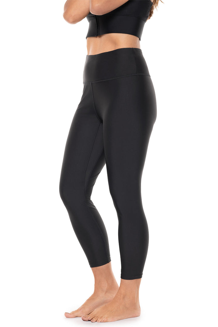 High Rise Capris | Black position-8