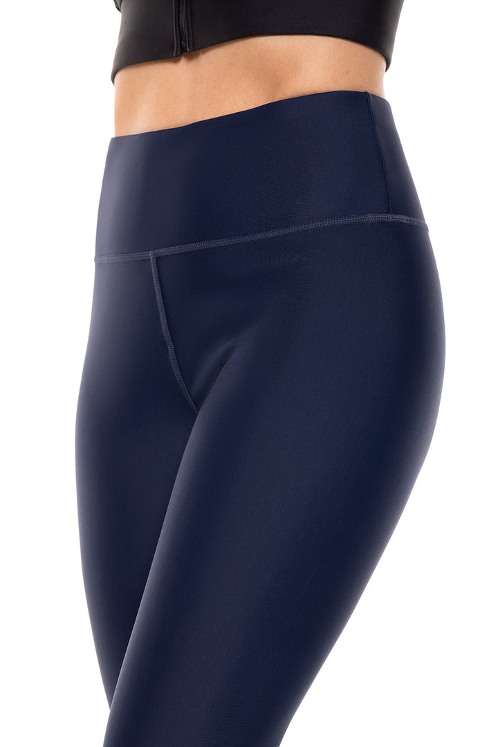 High Rise Capris | Navy position-5
