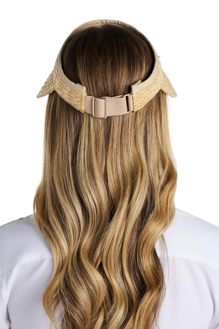 Women's Wheat Straw Visor | Natural position-7