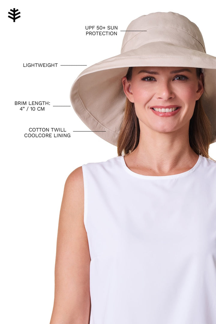 Women's Kettle Brim Hat | Tan position-3
