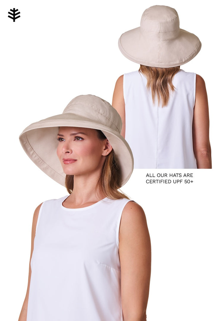 Women's Kettle Brim Hat | Tan position-9