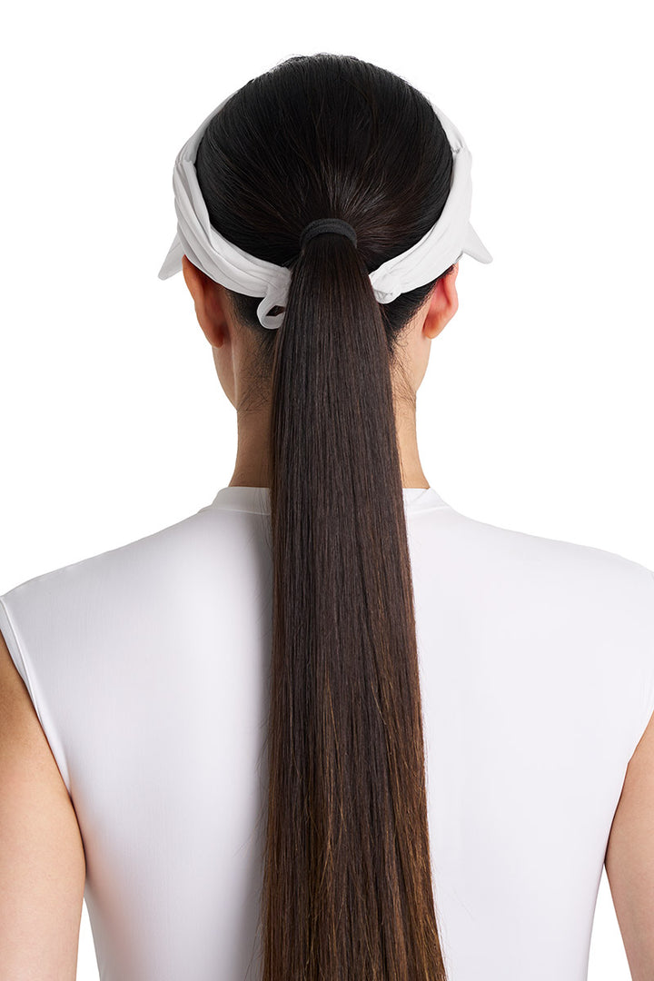 Women's Swim Visor | White position-6