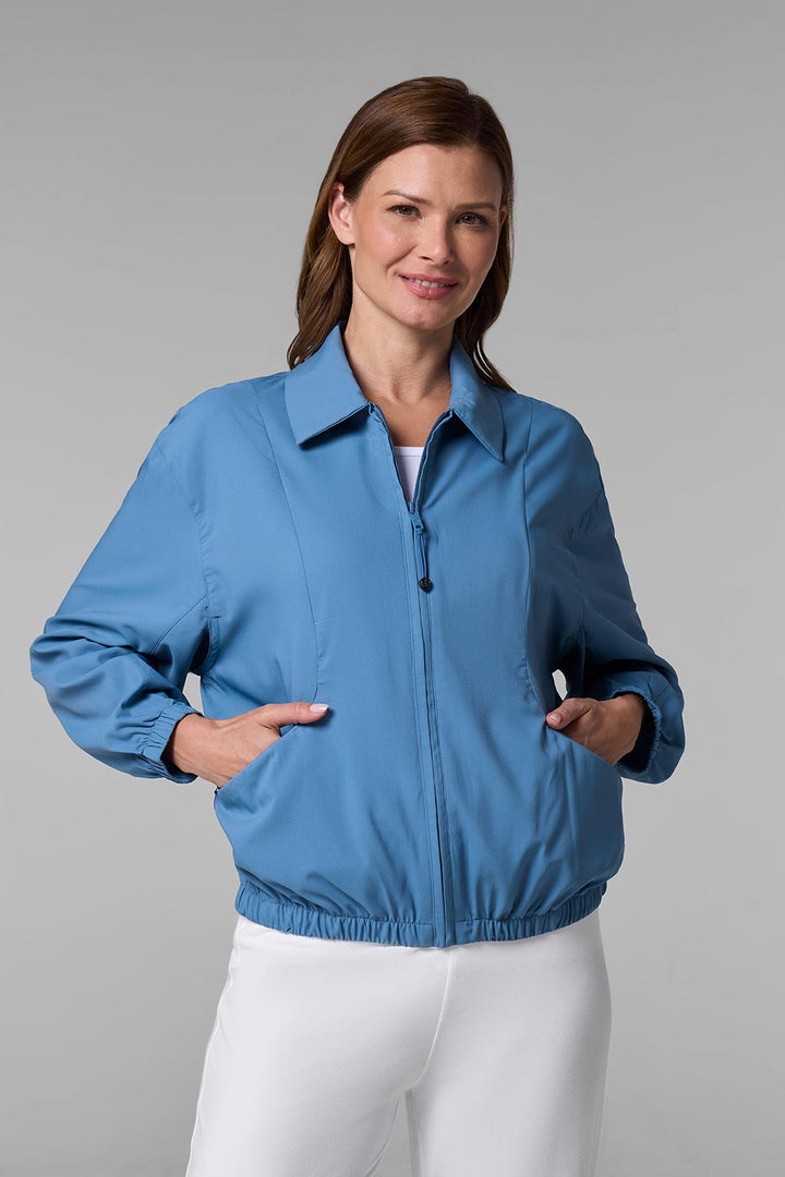 Women's Travel Jacket | Blue Dusk position-1