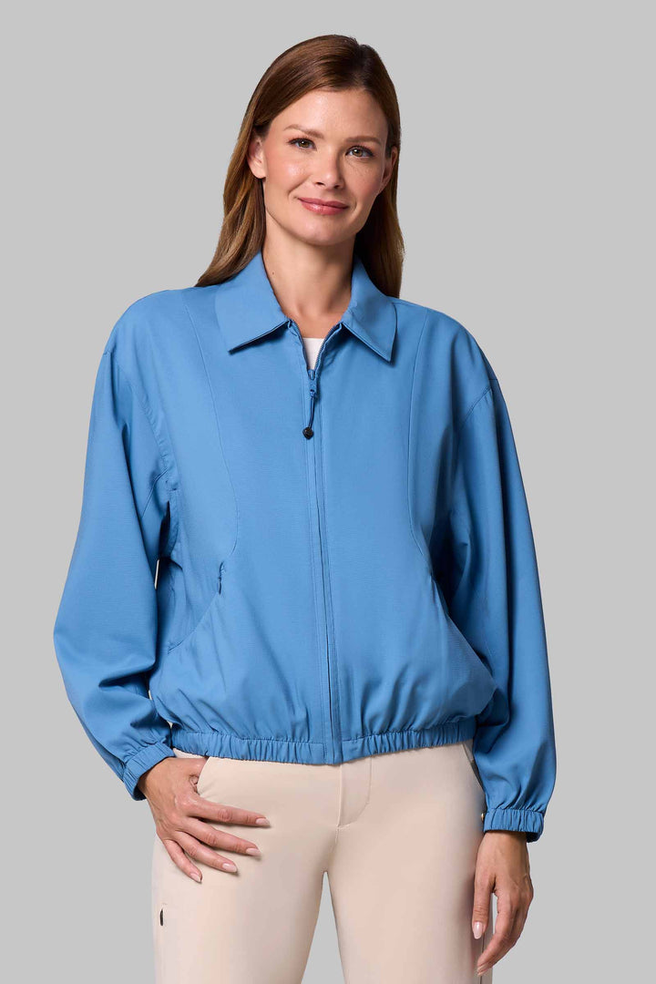 Women's Travel Jacket | Blue Dusk position-7