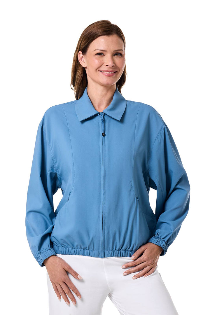 Women's Travel Jacket | Blue Dusk position-2
