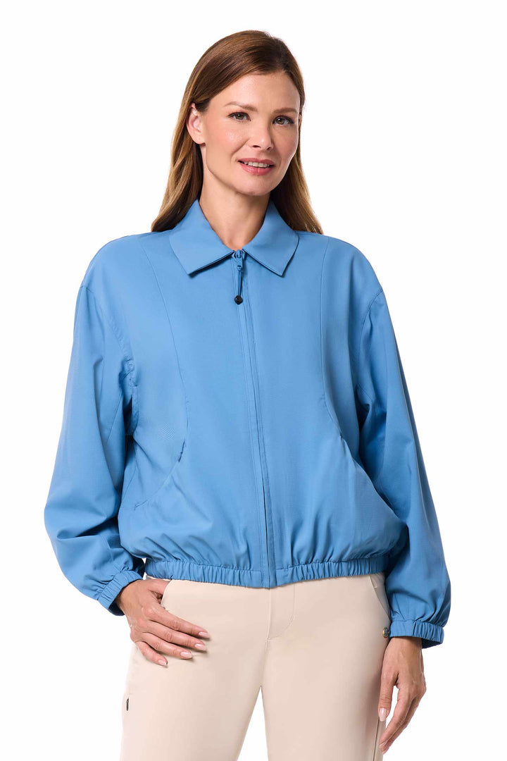 Women's Travel Jacket | Blue Dusk position-8