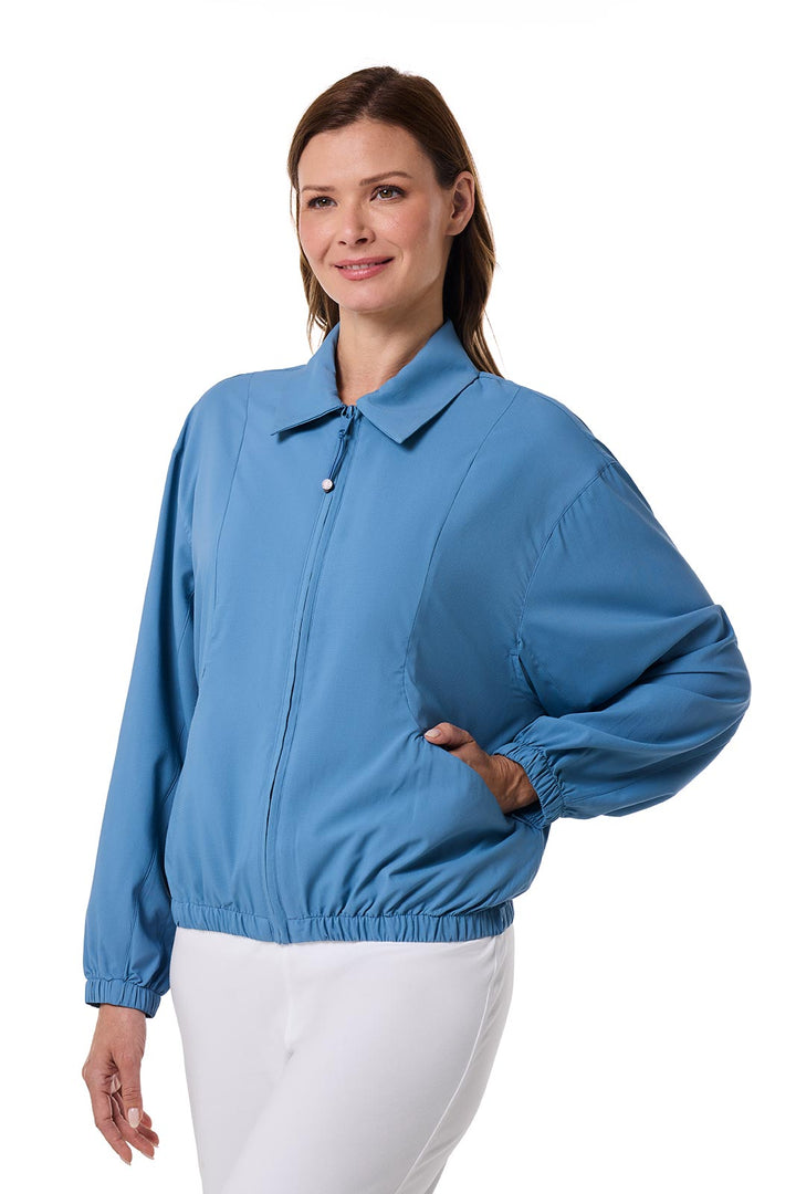 Women's Travel Jacket | Blue Dusk position-3