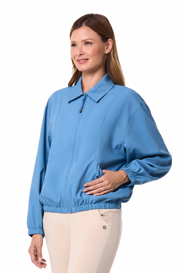 Women's Travel Jacket | Blue Dusk position-9