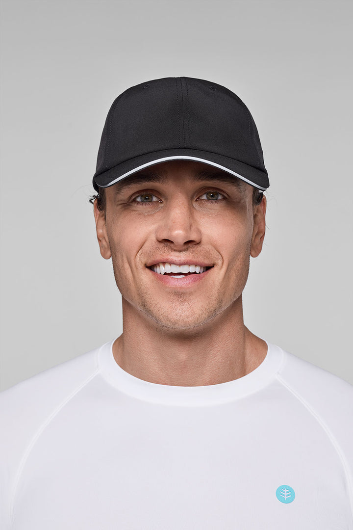 Moisture-Wicking Sports Cap | Black position-1