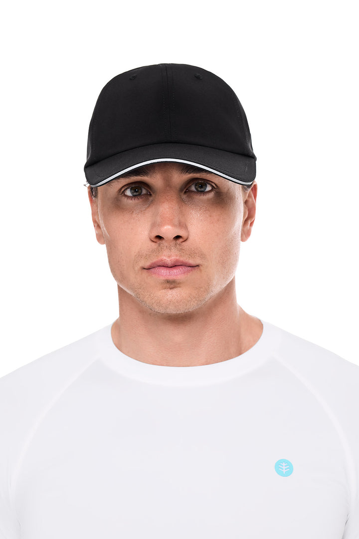Moisture-Wicking Sports Cap | Black position-3