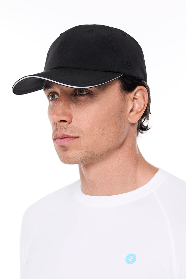 Moisture-Wicking Sports Cap | Black position-4