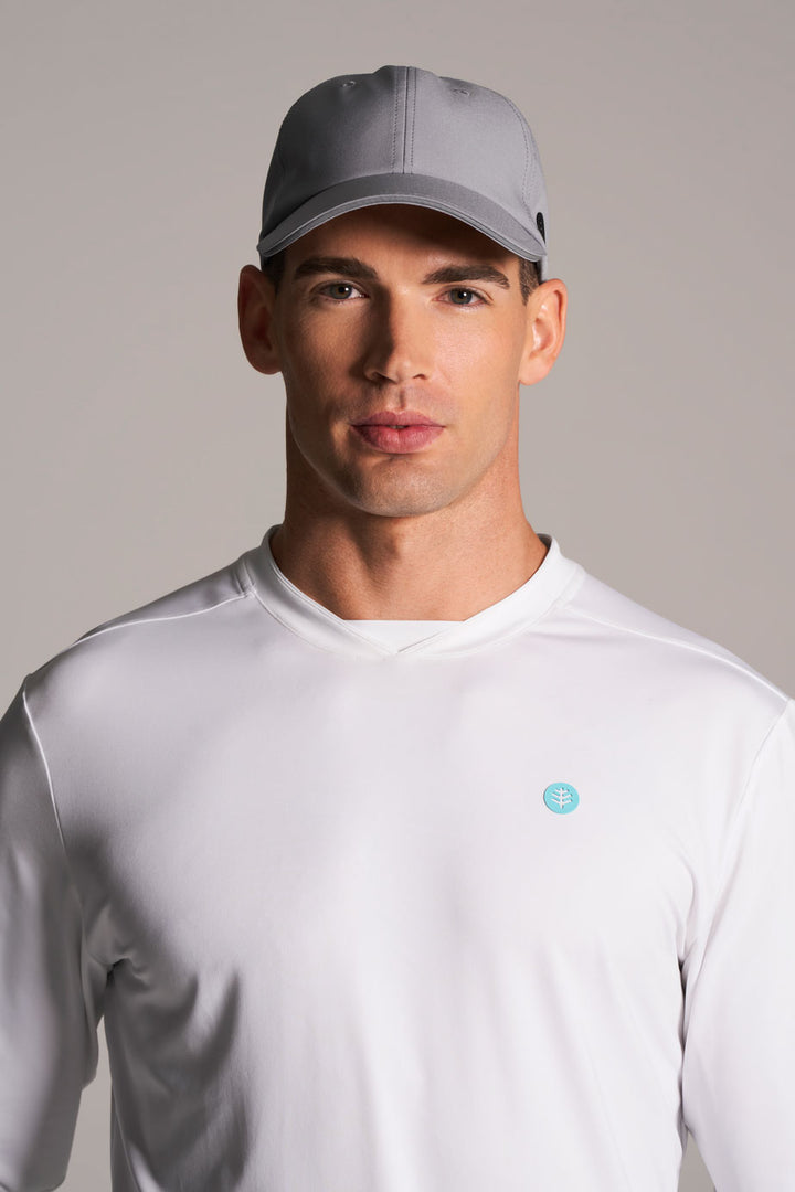 Moisture-Wicking Sports Cap | Steel Grey position-1