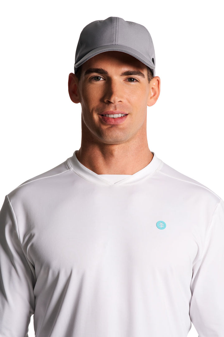 Moisture-Wicking Sports Cap | Steel Grey position-3