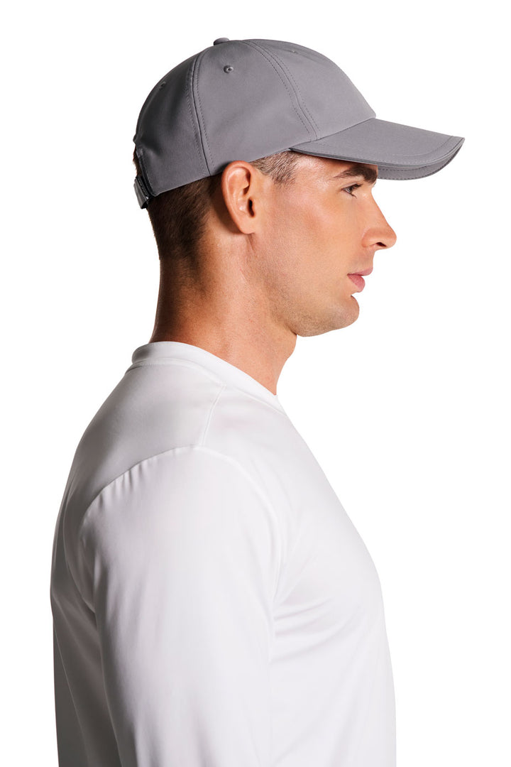 Moisture-Wicking Sports Cap | Steel Grey position-6