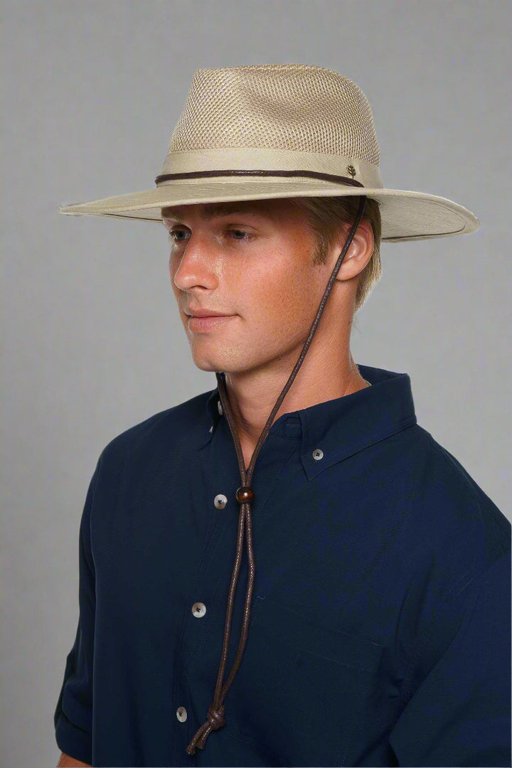 Men's Vented Hat | Khaki position-1