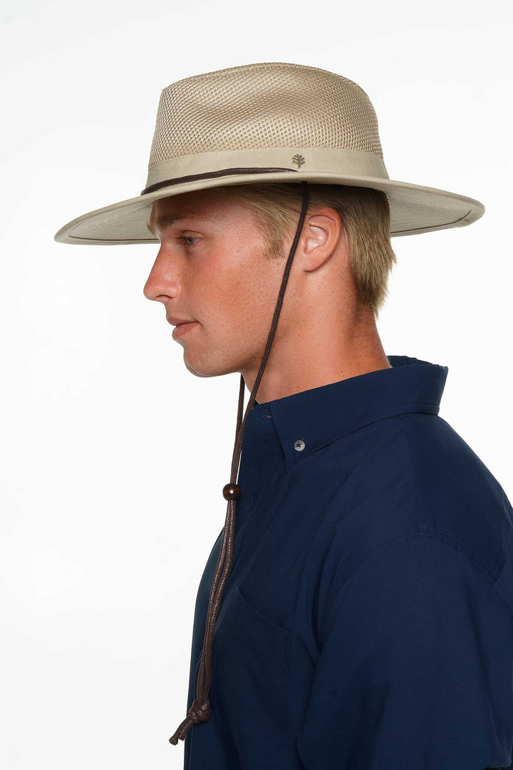 Men's Vented Hat | Khaki position-3