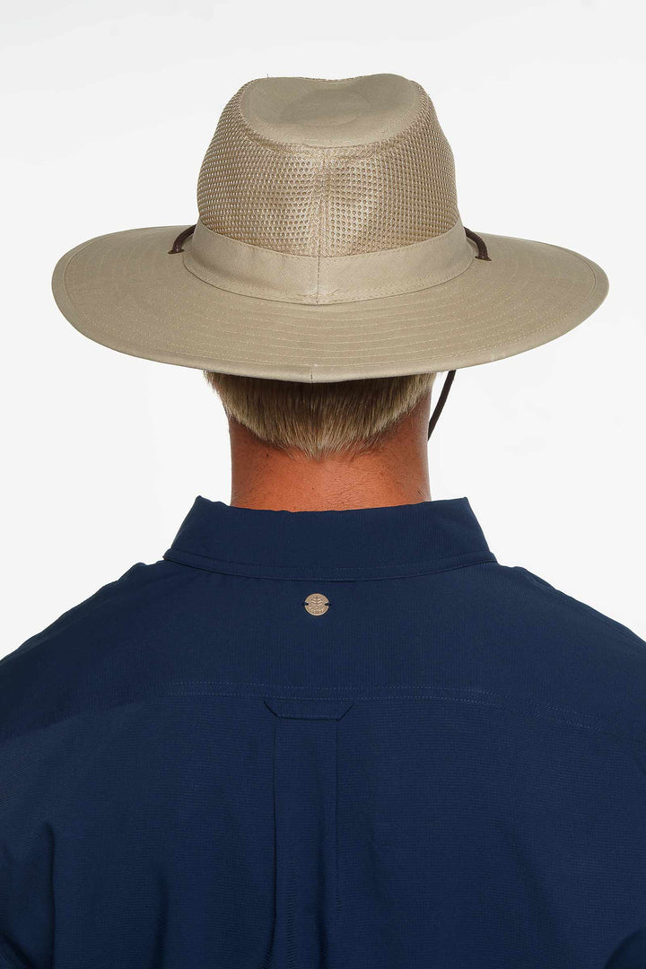 Men's Vented Hat | Khaki position-4