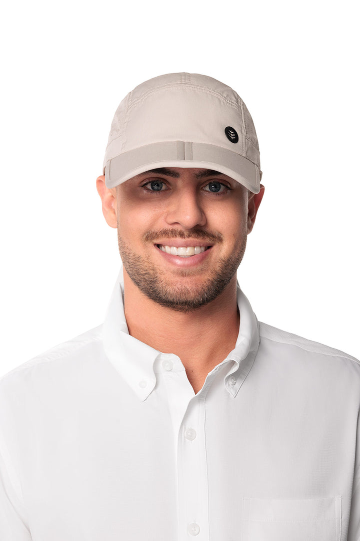 Light Weight Neck Drape Hat | Stone position-7