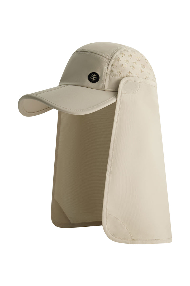 Light Weight Neck Drape Hat | Stone position-2