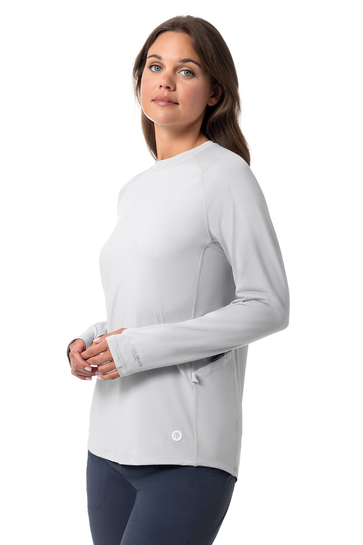 Women's Long Sleeve Boating T-Shirt | Sleek Grey position-4