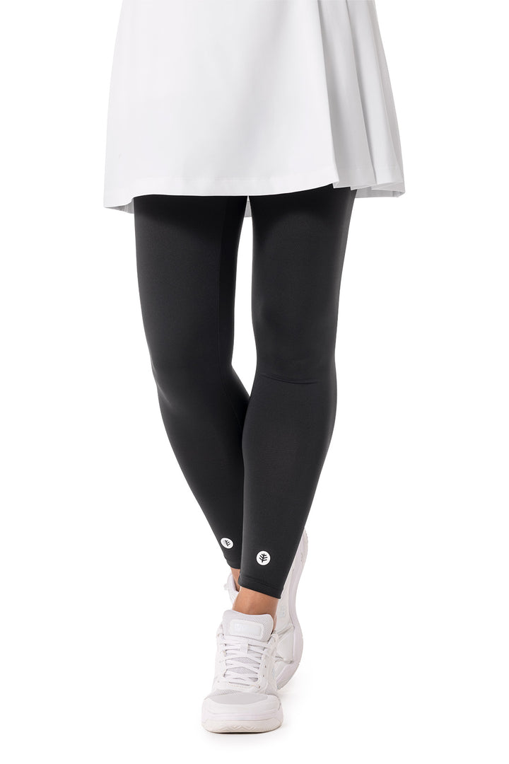 Unisex Performance Leg Sleeves | Black position-4