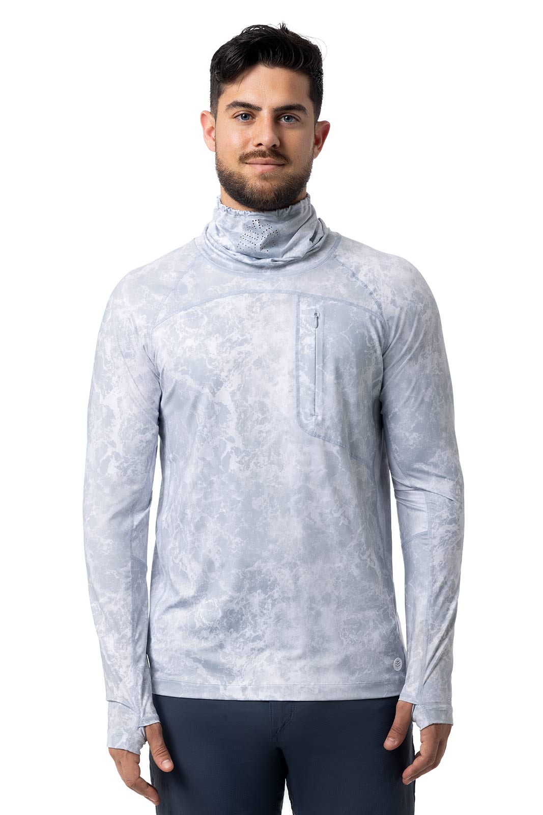 Color_Grey Water Print