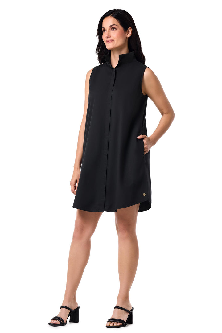 Sleeveless Dress | Black position-3