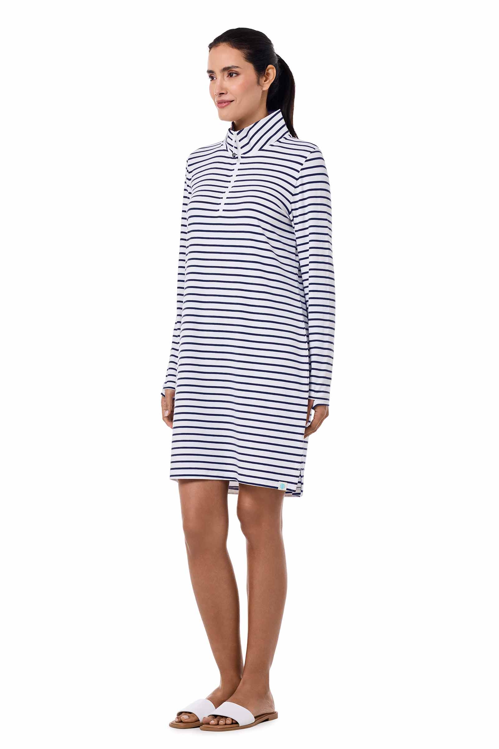 Color_White/Navy Stripe