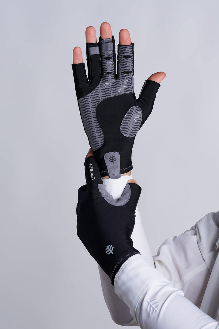 Outdoor Sun Gloves | Black position-1