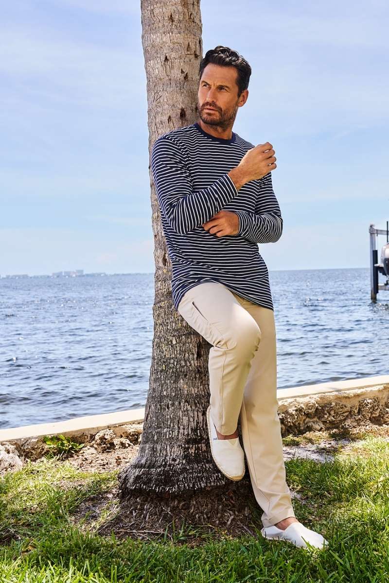 Color_Navy/White Stripe