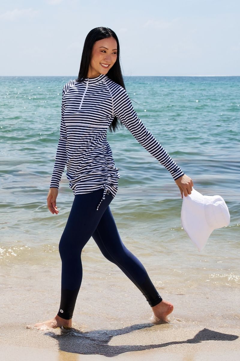 Color_White/Navy Stripe