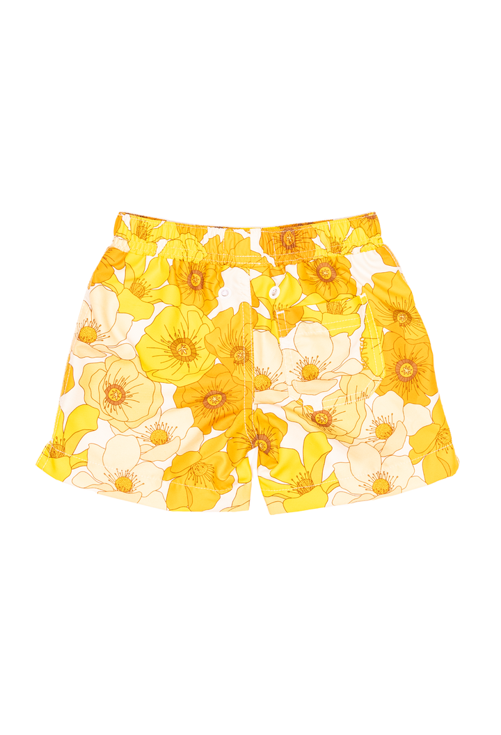 Boys' Swim Trunks | Sunset Floral position-2