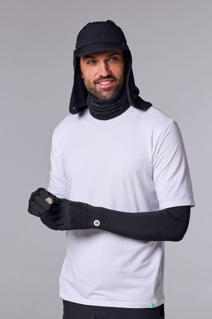 Full Finger UV Sun Gloves  | Black position-7