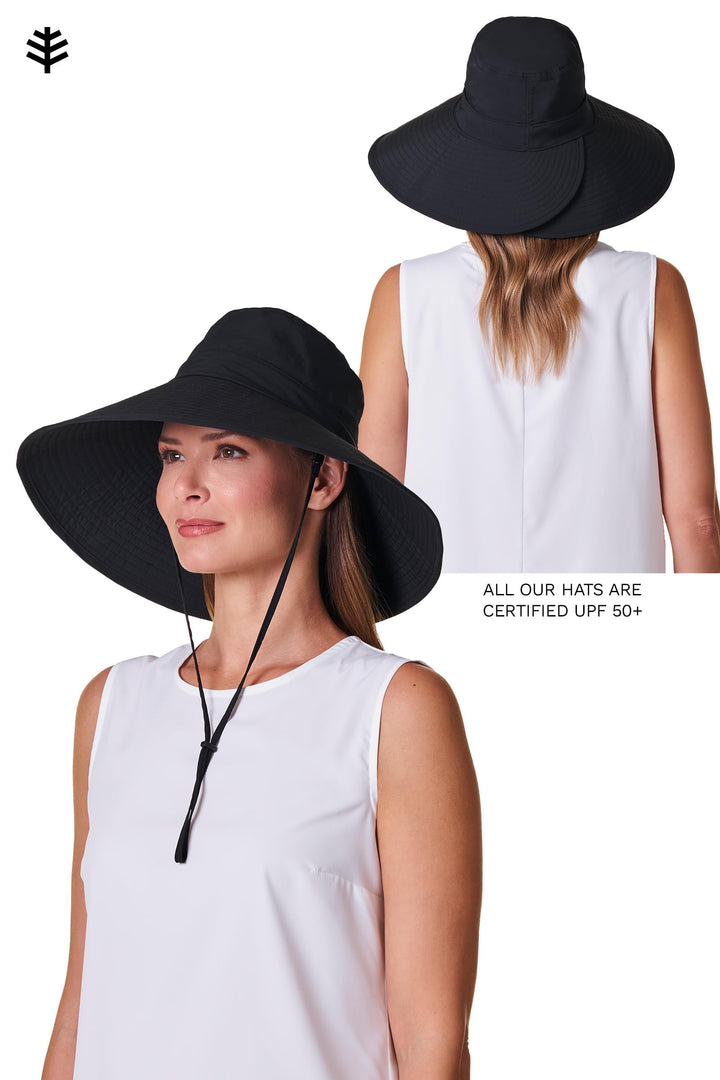 Women's Travel Hat | Black position-3