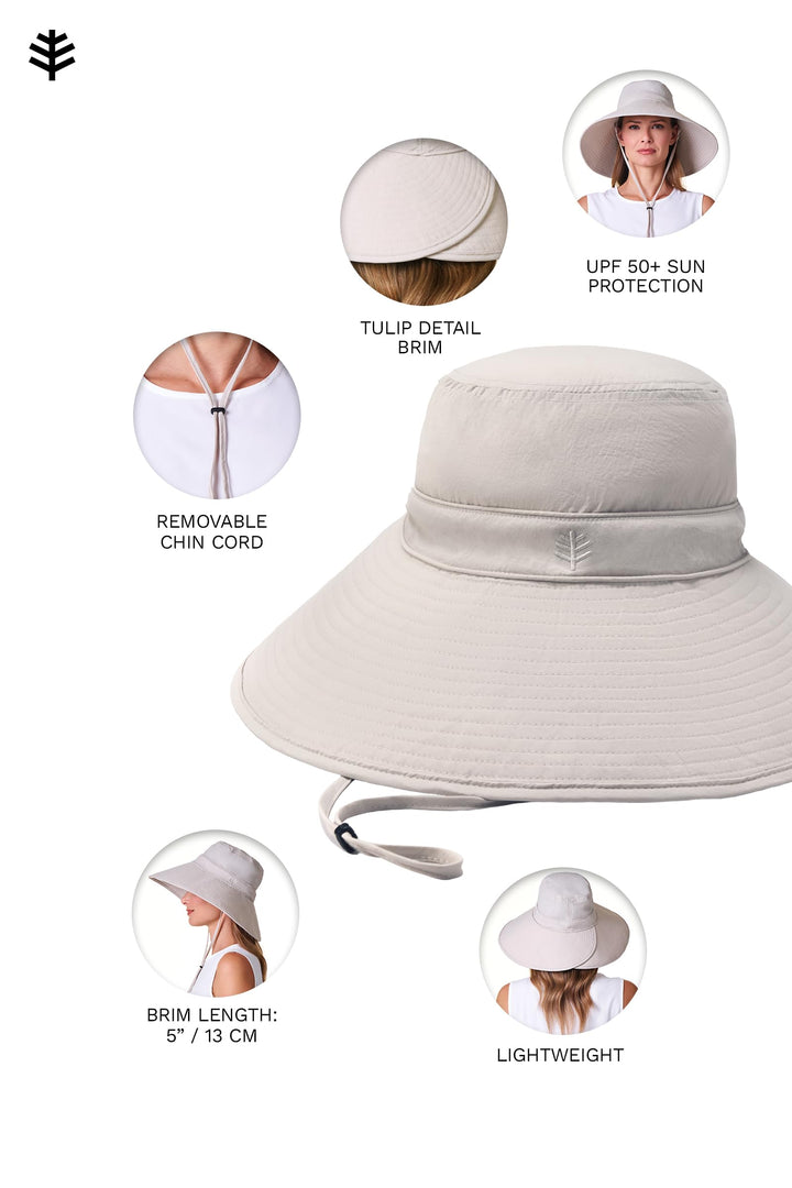 Women's Travel Hat | Sand position-3