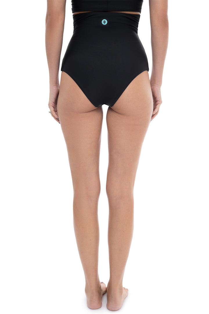 Women's Ultra High Rise Swim Bottoms | Black position-6