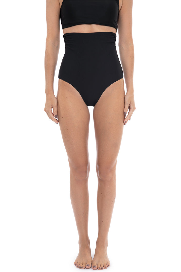 Women's Ultra High Rise Swim Bottoms | Black position-1