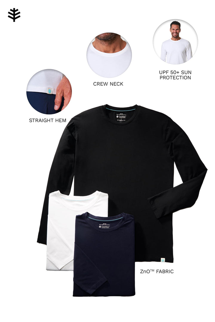 Men's Long Sleeve T-Shirt | Black position-11